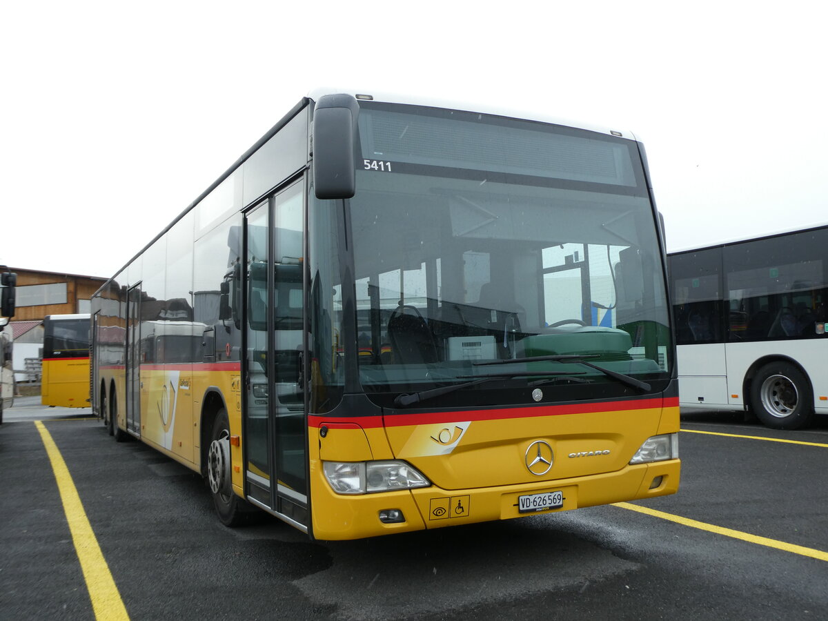 (231'027) - CarPostal Ouest - VD 626'569 - Mercedes (ex Nr. 71; ex Stucki, Porrentruy Nr. 10) am 28. November 2021 in Kerzers, Interbus