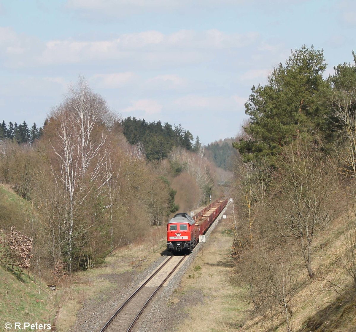 232 569 mit den 45392 Langschienen nach NNR in Seu�en. 25.04.21