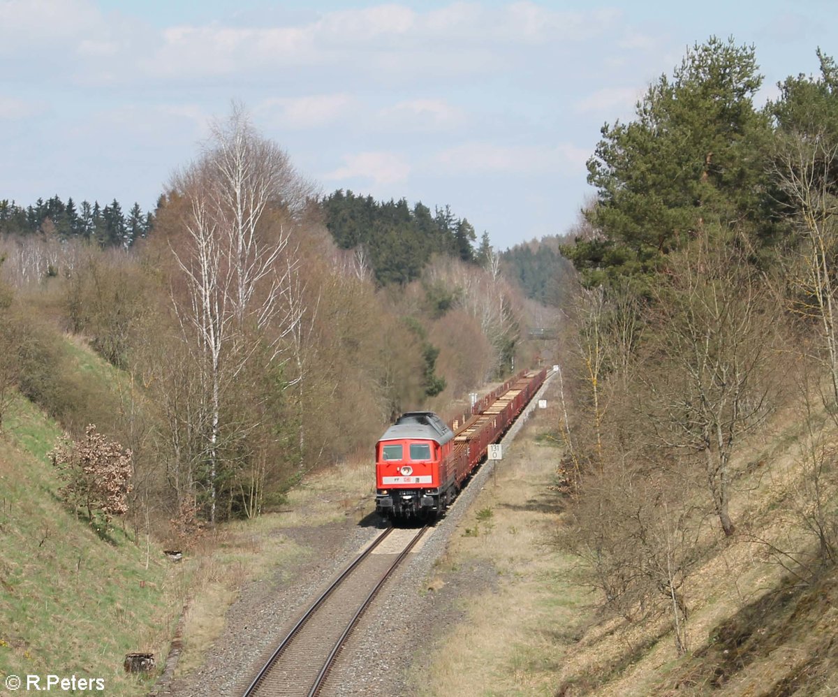 232 569 mit den 45392 Langschienen nach NNR in Seu�en. 25.04.21
