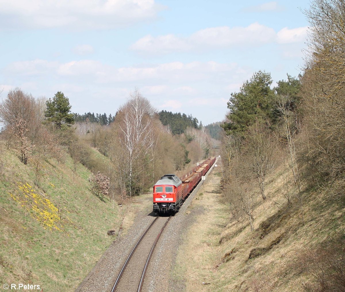 232 569 mit den 45392 Langschienen nach NNR in Seu�en. 25.04.21
