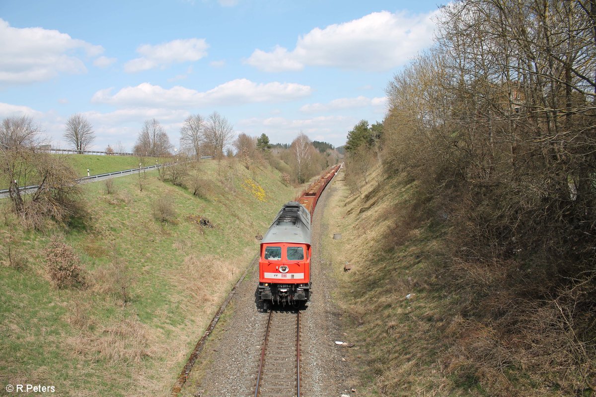 232 569 mit den 45392 Langschienen nach NNR in Seu�en. 25.04.21