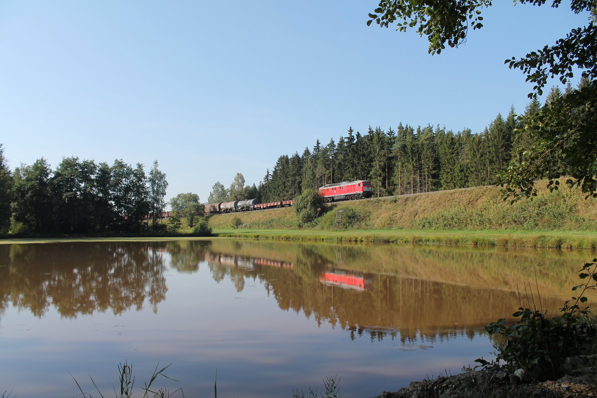 232 909-2 zieht bei Oberteich den 45367 NNR - XTCH. 12.09.16
