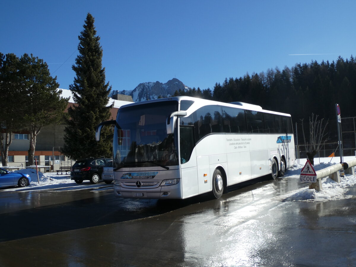 (232'278) - Transports Taxis Dany, Rolle - Nr. 4/VD 1232 - Mercedes am 22. Januar 2022 in Leysin, Centre sportif