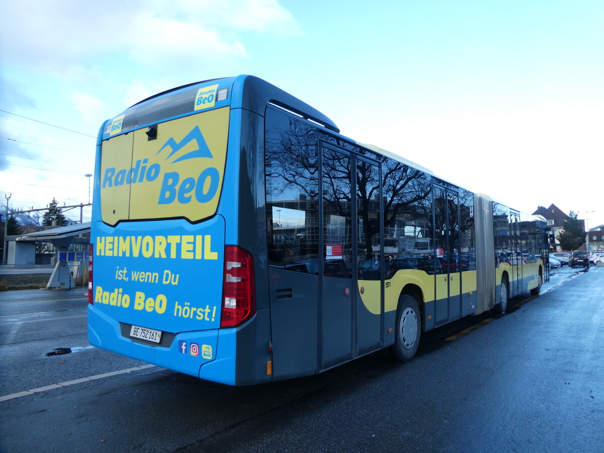 (232'740) - STI Thun - Nr. 161/BE 752'161 - Mercedes am 7. Februar 2022 in Thun, CarTerminal