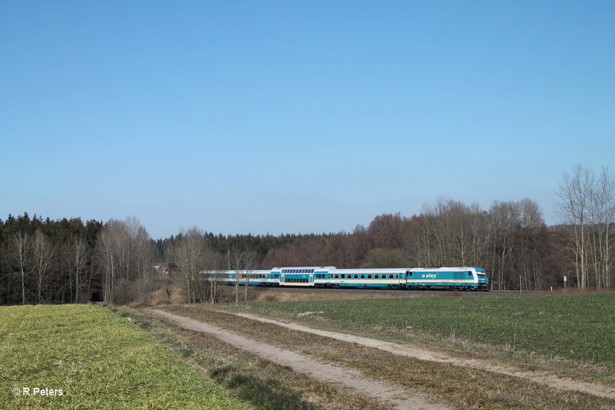 233 069 mit dem ALX84115 Hof - M�nchen bei Oberteich. 17.03.16