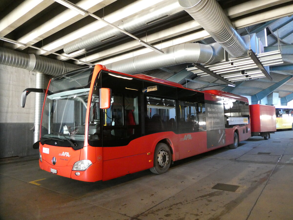 (233'090) - AFA Adelboden - Nr. 96/BE 823'926 - Mercedes am 23. Februar 2022 in Adelboden, Busstation