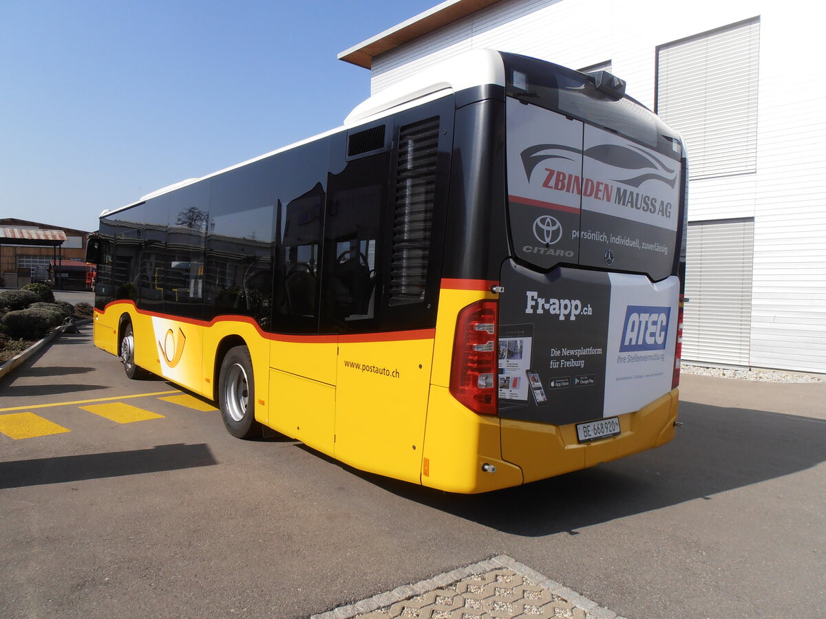 (234'000) - PostAuto Bern - Nr. 13/BE 668'920 - Mercedes (ex Thepra, Stans Nr. 11) am 20. Mrz 2022 in Kerzers, Interbus