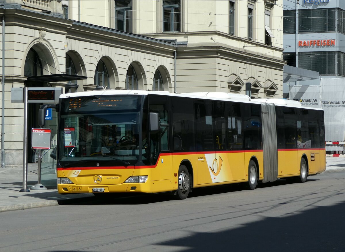 (234'325) - PostAuto Zrich - Nr. 285/ZH 780'688 - Mercedes am 10. April 2022 beim Hauptbahnhof Winterthur