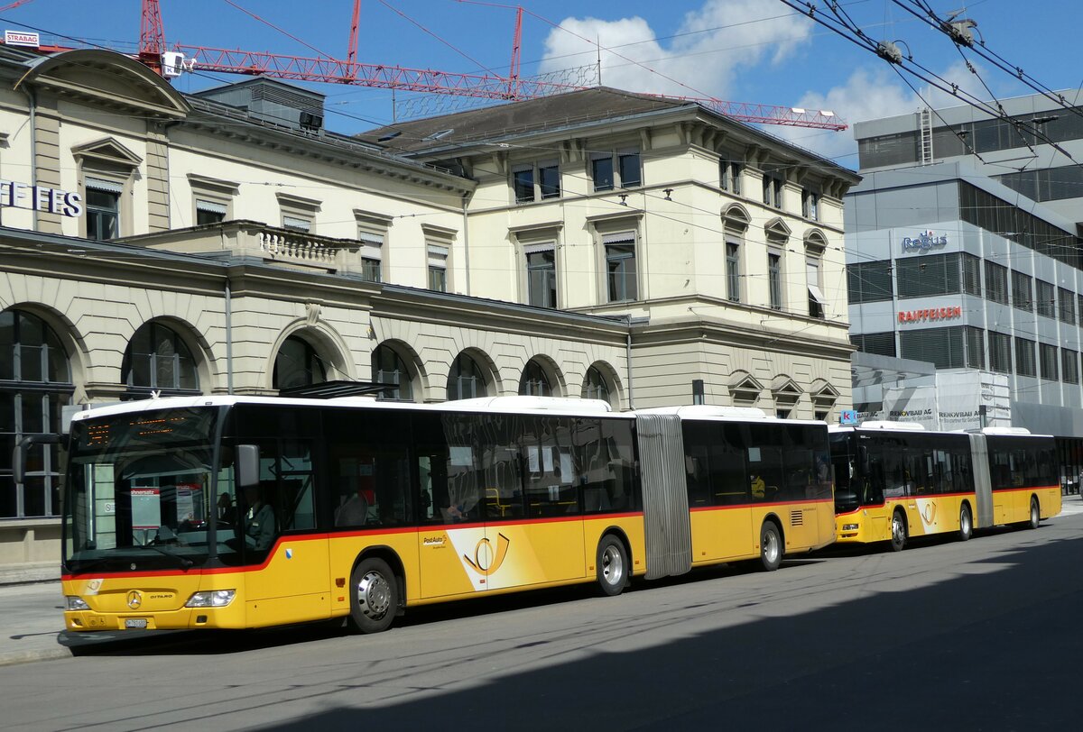 (234'328) - PostAuto Zrich - Nr. 285/ZH 780'688 - Mercedes am 10. April 2022 beim Hauptbahnhof Winterthur