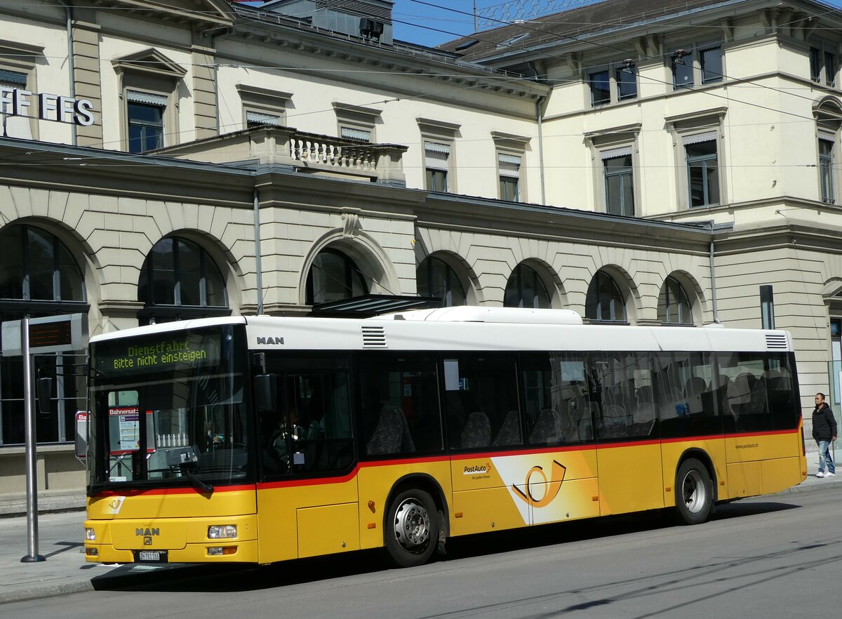 (234'340) - PostAuto Zrich - Nr. 192/ZH 781'186 - MAN am 10. April 2022 beim Hauptbahnhof Winterthur
