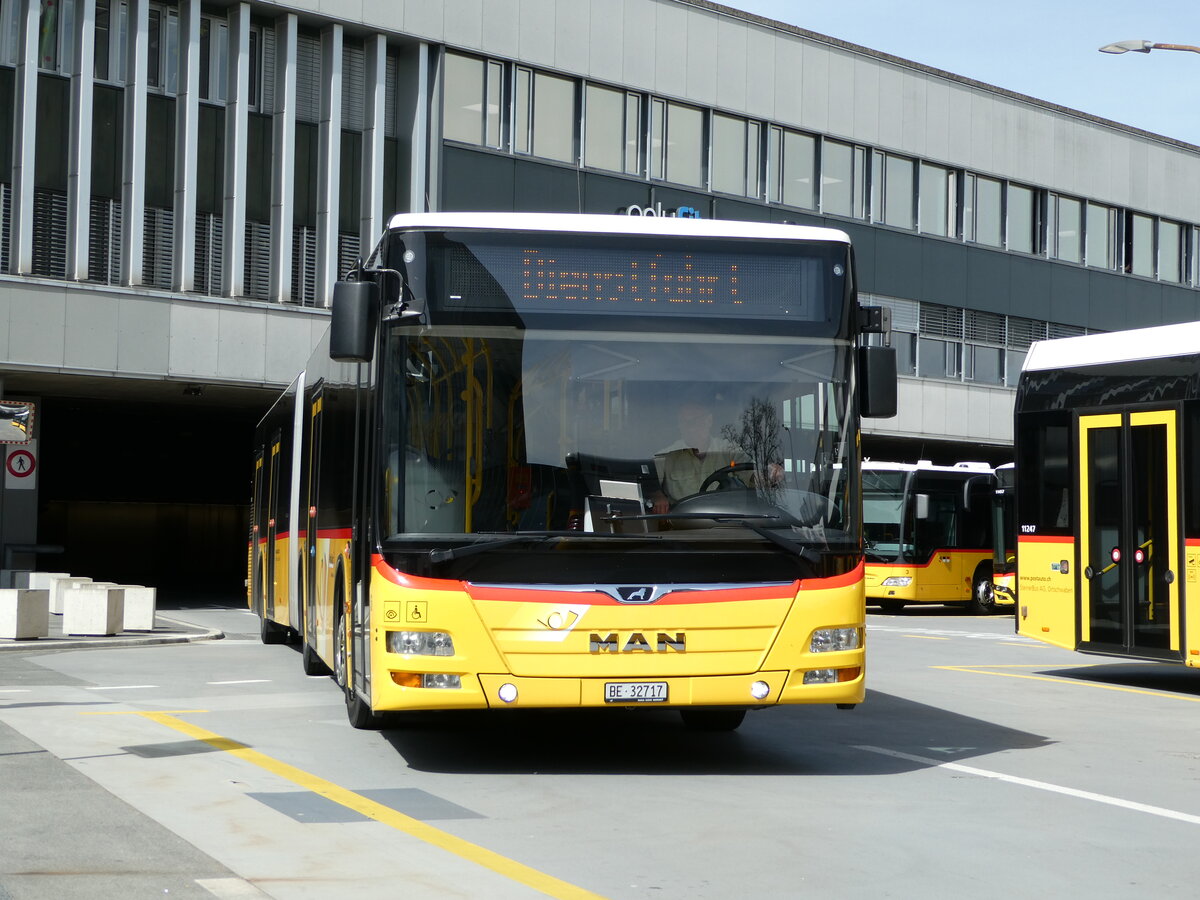 (234'510) - Steiner, Ortschwaben - Nr. 6/BE 32'717 - MAN am 12. April 2022 in Bern, Postautostation