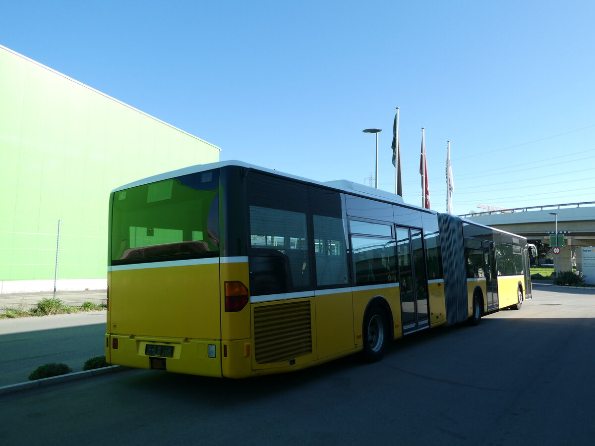 (234'676) - Interbus, Yverdon - Nr. 205 - Mercedes (ex Twerenbold, Baden Nr. 19; ex Steffen, Remetschwil Nr. 95; ex PostAuto Nordschweiz) am 18. April 2022 in Kerzers, Interbus