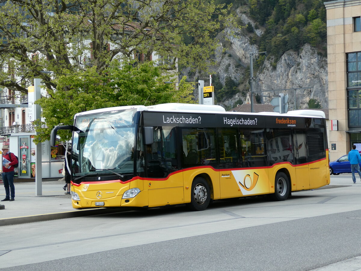 (234'992) - PostAuto Bern - BE 534'630 - Mercedes am 1. Mai 2022 beim Bahnhof Interlaken West