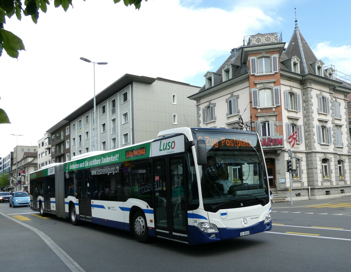 (235'189) - ZVB Zug - Nr. 38/ZG 88'038 - Mercedes am 4. Mai 2022 in Zug, Metalli