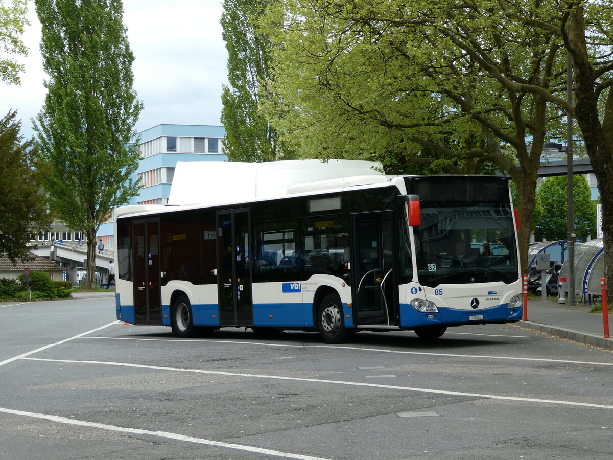 (235'217) - VBL Luzern - Nr. 85/LU 240'207 - Mercedes am 4. Mai 2022 in Luzern, Inseli-P