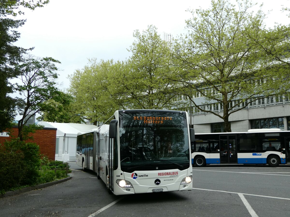 (235'234) - Knecht, Windisch - Nr. 440/AG 478'913 - Mercedes am 4. Mai 2022 in Luzern, Inseli-P