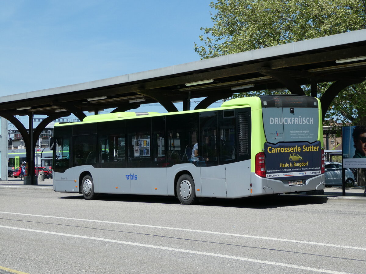 (235'615) - Busland, Burgdorf - Nr. 118/BE 828'118 - Mercedes am 15. Mai 2022 beim Bahnhof Burgdorf