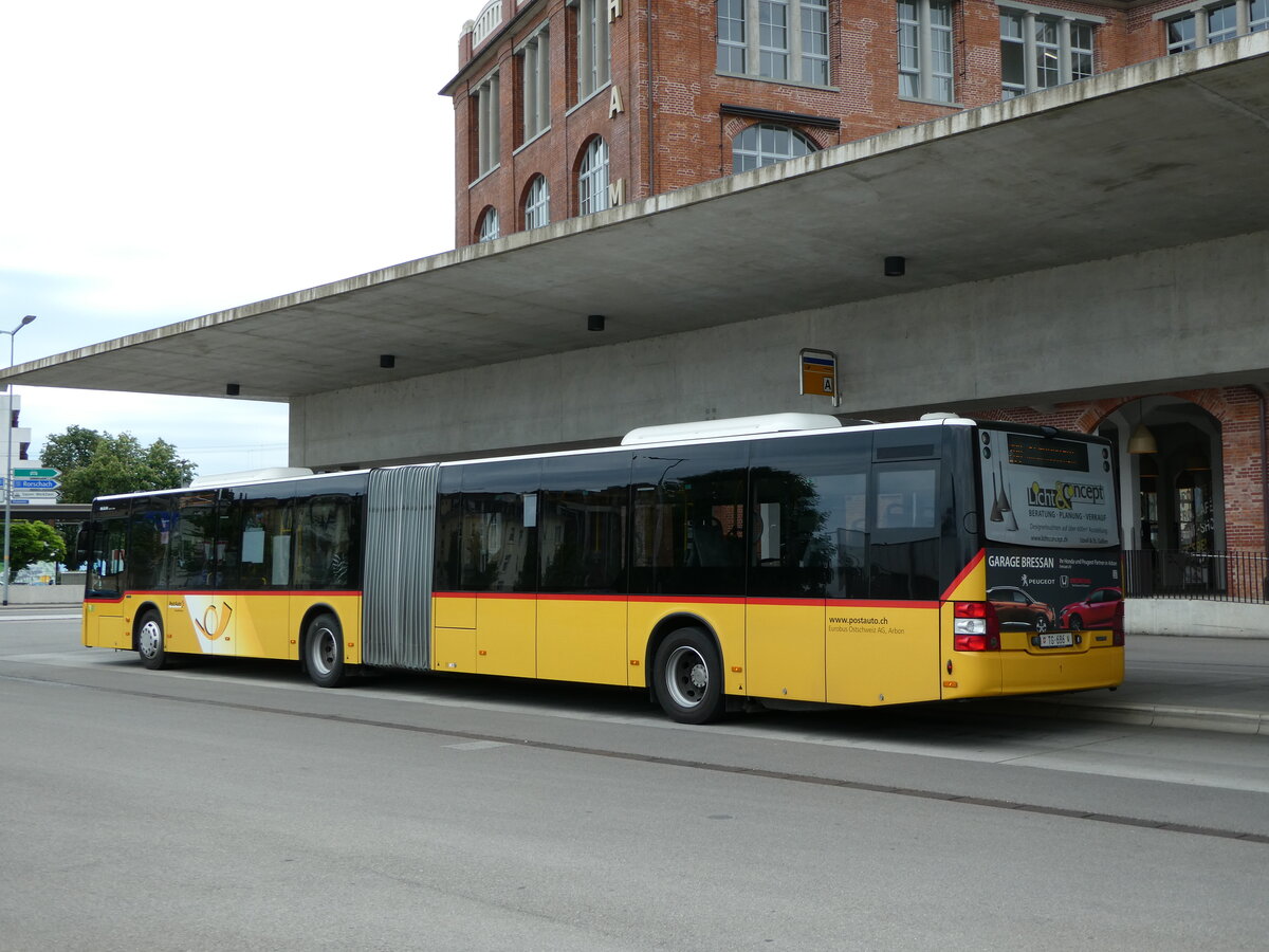 (236'012) - Eurobus, Arbon - Nr. 1/TG 686 - MAN am 21. Mai 2022 in Arbon, Bushof