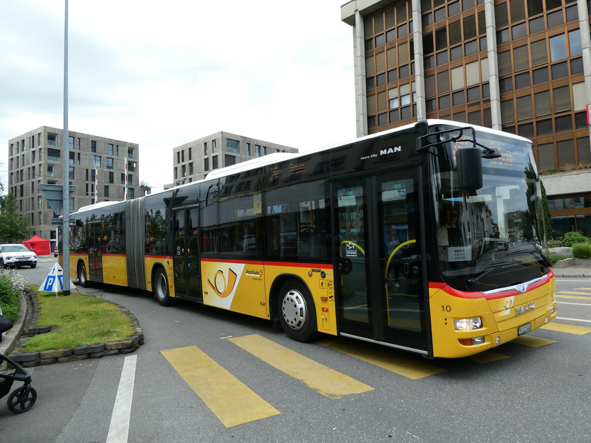 (236'084) - Eurobus, Arbon - Nr. 10/TG 121'045 - MAN am 21. Mai 2022 in Arbon, Sankt Gallerstrasse