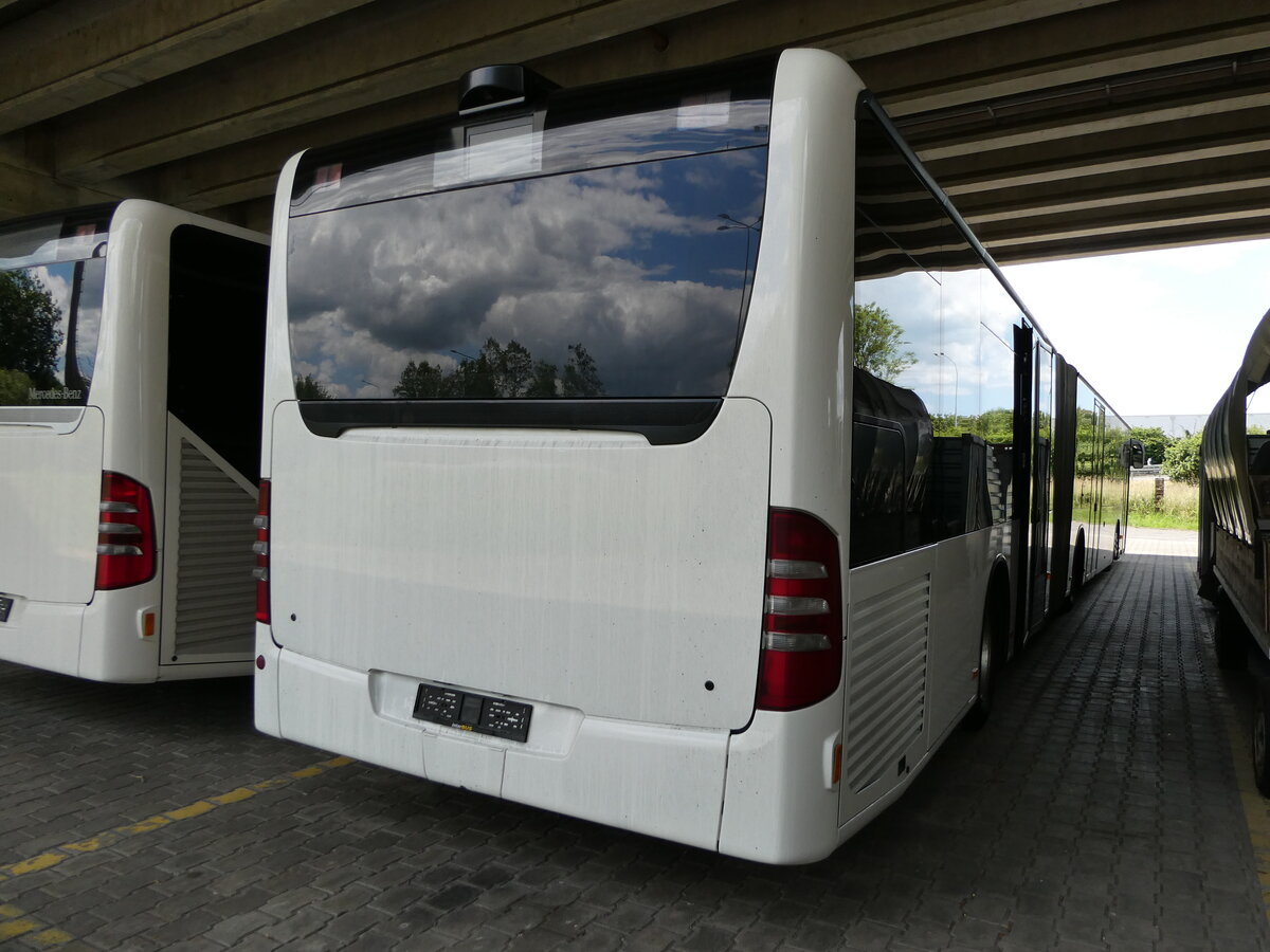 (236'502) - Interbus, Yverdon - Nr. 206 - Mercedes (ex PLA Vaduz/FL Nr. 54) am 29. Mai 2022 in Kerzers, Murtenstrasse