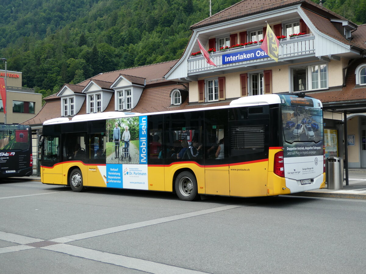 (236'726) - PostAuto Bern - BE 610'542 - Mercedes am 4. Juni 2022 beim Bahnhof Interlaken Ost
