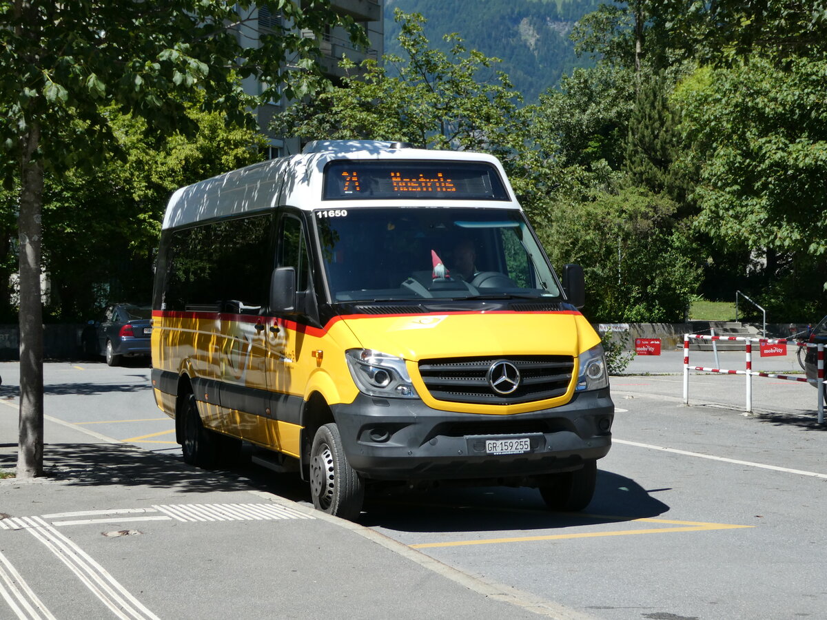 (237'169) - Bardill, Landquart - GR 159'255 - Mercedes am 12. Juni 2022 beim Bahnhof Landquart