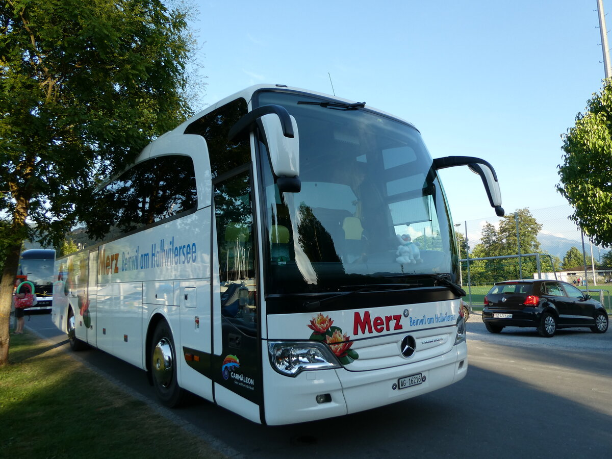 (238'204) - Merz, Beinwil - AG 16'216 - Mercedes am 16. Juli 2022 in Thun, Strandbad