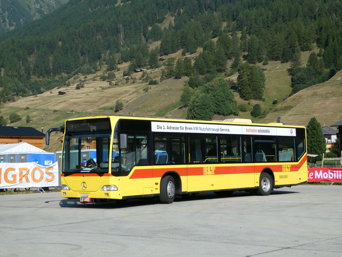 (238'367) - GIOM, Cadempino - TI 183'654 - Mercedes (ex Meyer, Gschenen; ex BLT Oberwil Nr. 38) am 24. Juli 2022 in Ulrichen, PostAuto-Terminal