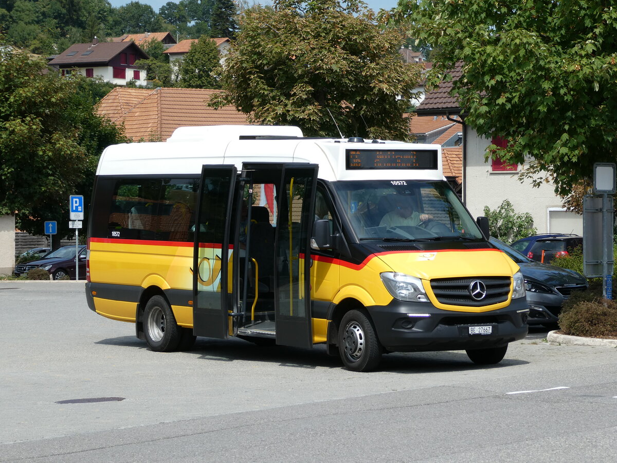 (238'502) - Engeloch, Riggisberg - Nr. 19/BE 27'667 - Mercedes am 28. Juli 2022 in Riggisberg, Post