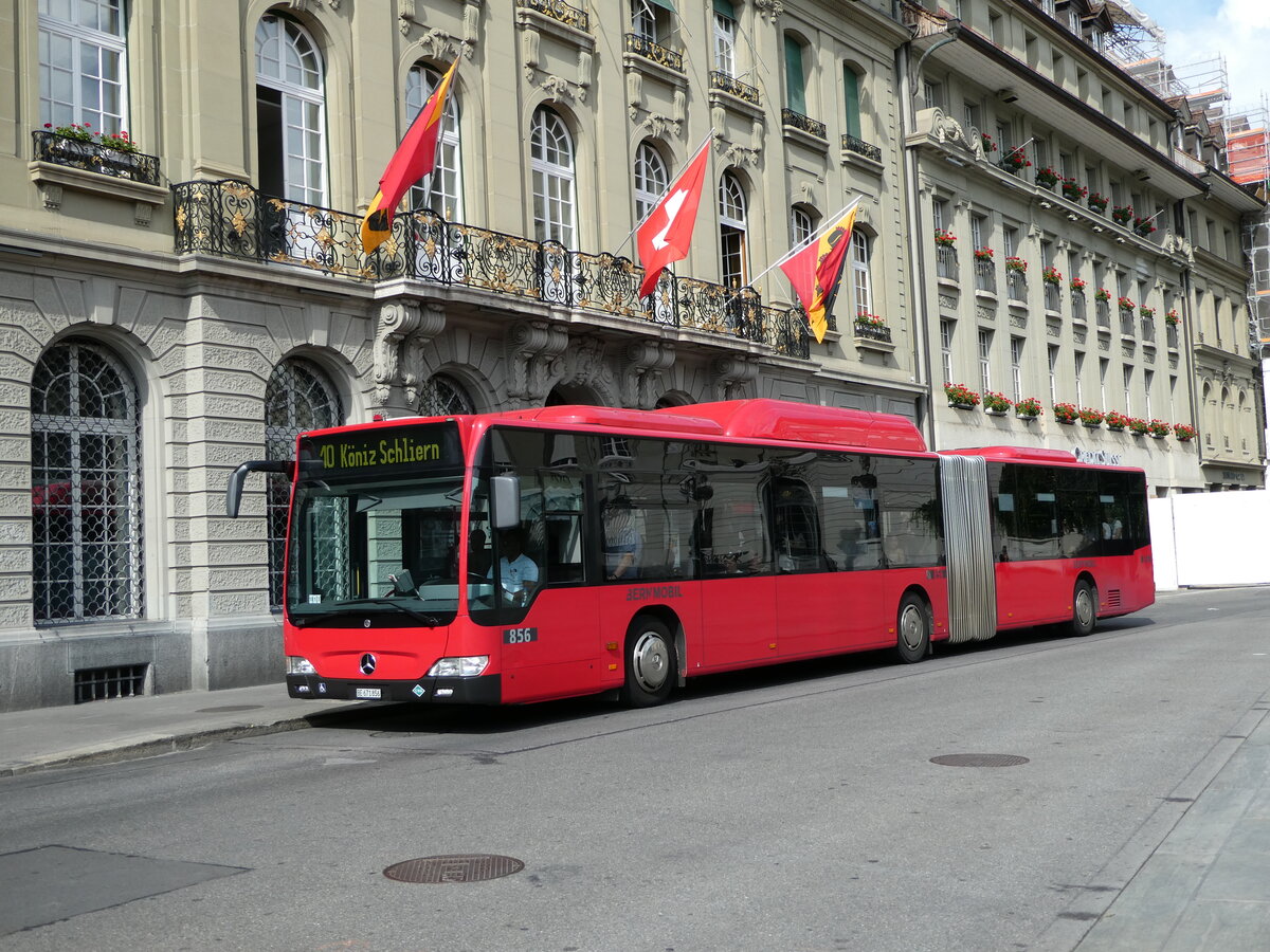 (238'521) - Bernmobil, Bern - Nr. 856/BE 671'856 - Mercedes am 28. Juli 2022 in Bern, Bundesplatz