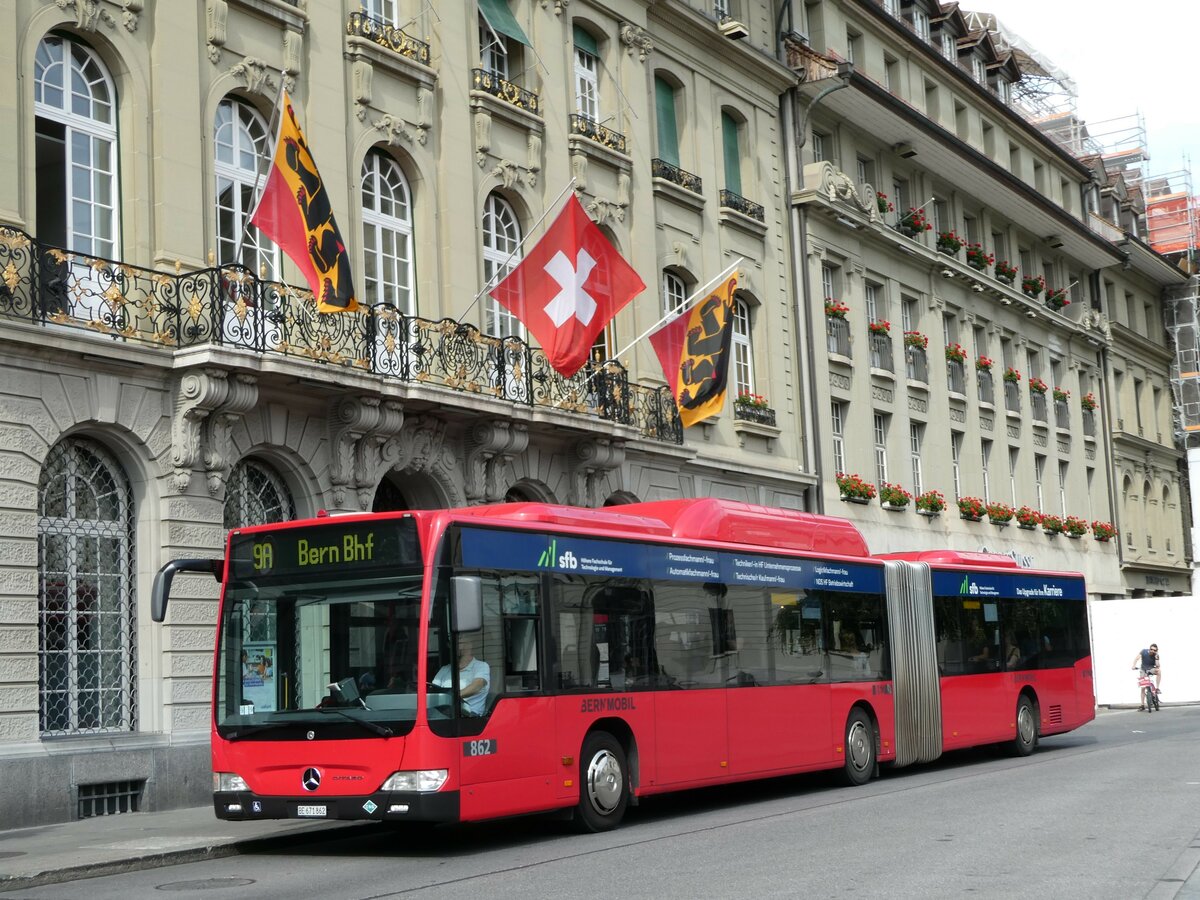 (238'532) - Bernmobil, Bern - Nr. 862/BE 671'862 - Mercedes am 28. Juli 2022 in Bern, Bundesplatz