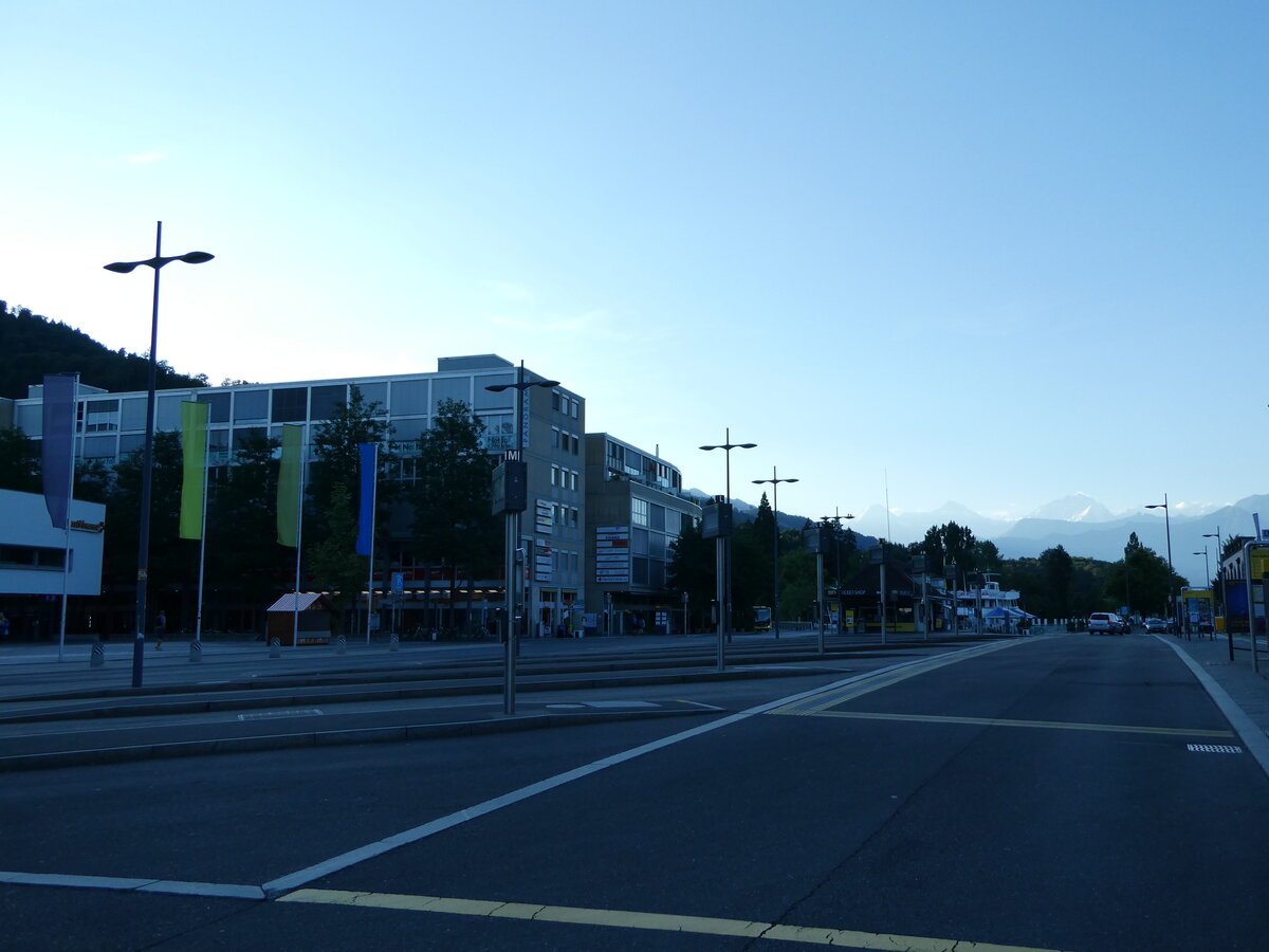 (238'643) - STI-Haltestellen am 31. Juli 2022 beim Bahnhof Thun