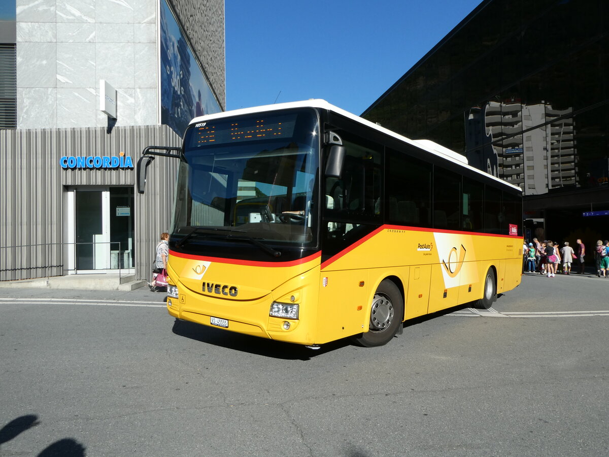 (238'647) - BUS-trans, Visp - VS 45'555 - Iveco am 31. Juli 2022 beim Bahnhof Visp