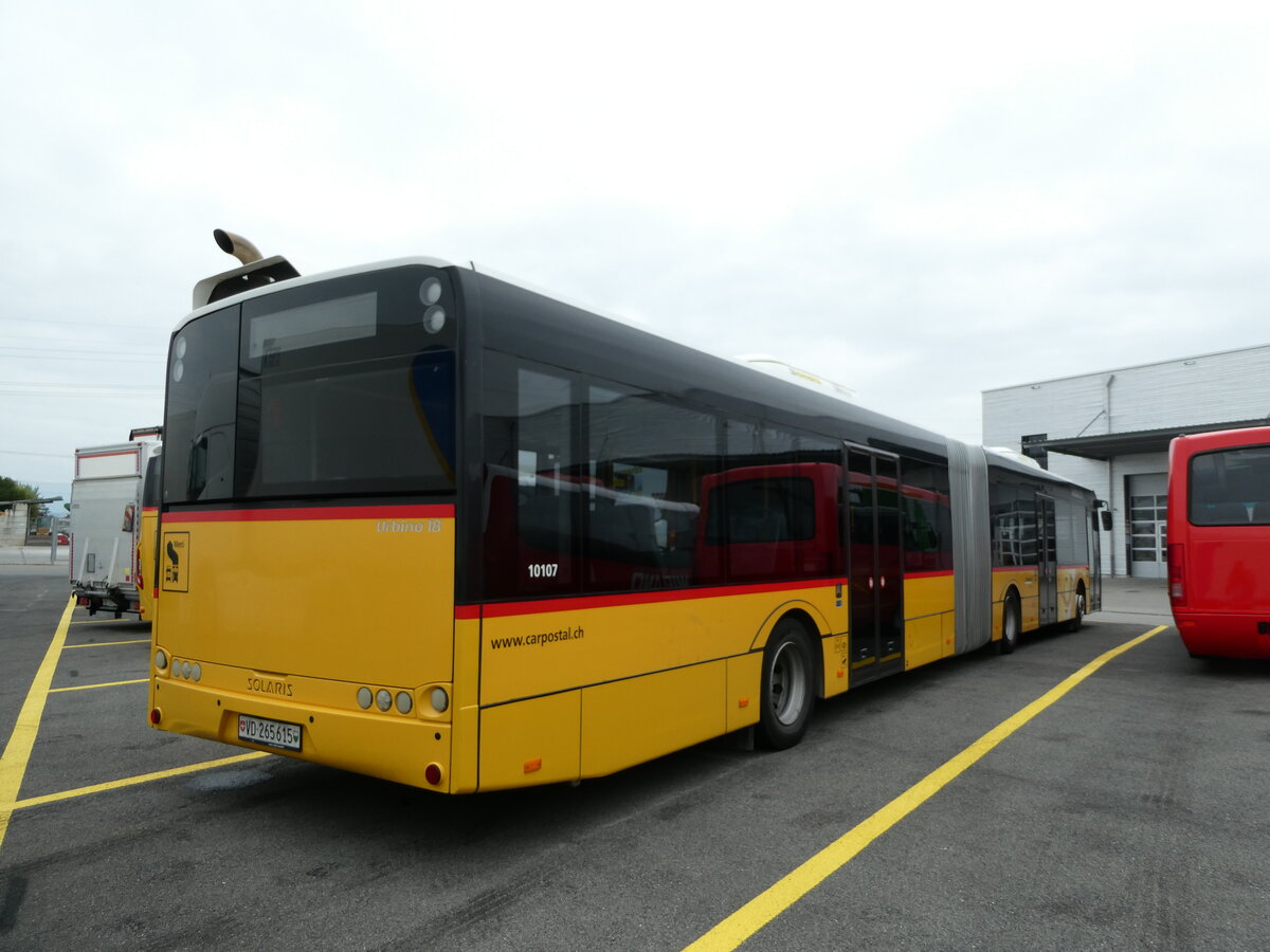 (238'874) - CarPostal Ouest - VD 265'615 - Solaris am 7. August 2022 in Kerzers, Interbus
