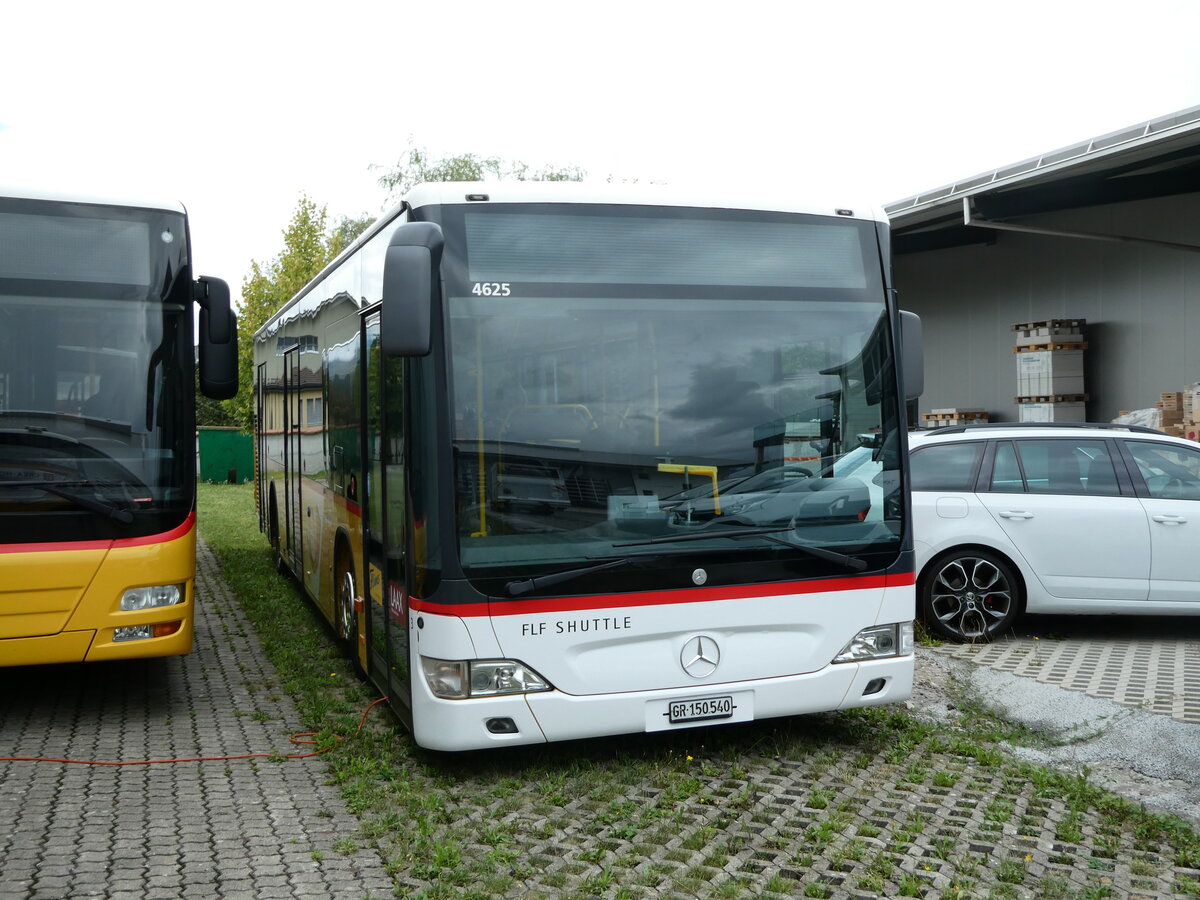 (239'277) - PostAuto Graubnden - Nr. 3/GR 150'540 - Mercedes (ex PostAuto Nordschweiz) am 20. August 2022 in Uznach, Garage