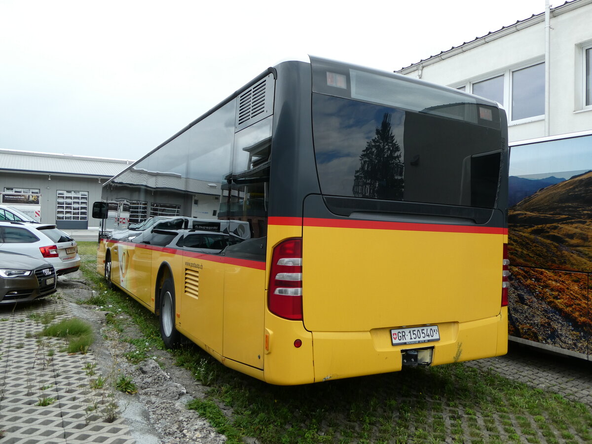 (239'279) - PostAuto Graubnden - Nr. 3/GR 150'540 - Mercedes (ex PostAuto Ostschweiz) am 20. August 2022 in Uznach, Garage