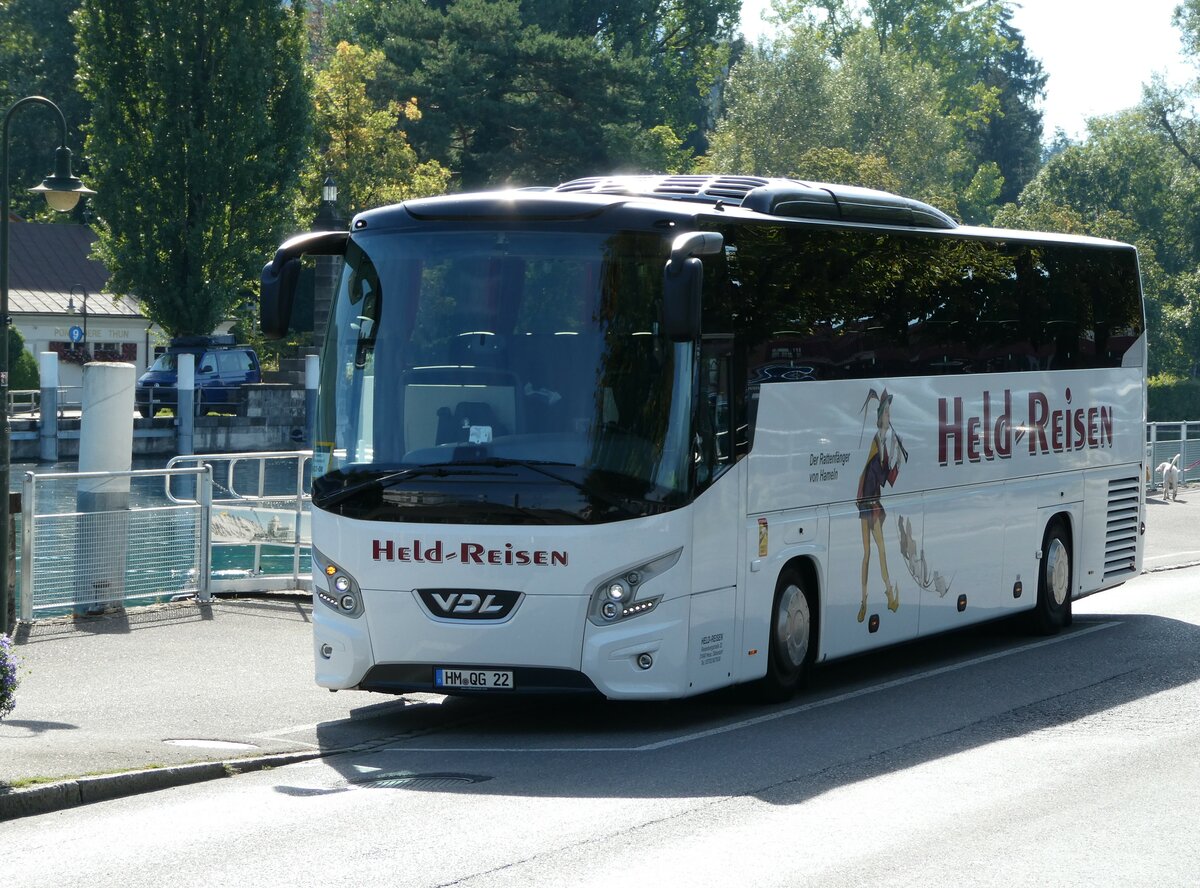 (239'456) - Aus Deutschland: Held, Hessisch Oldendorf - HM-QG 22 - VDL am 24. August 2022 bei der Schifflndte Thun