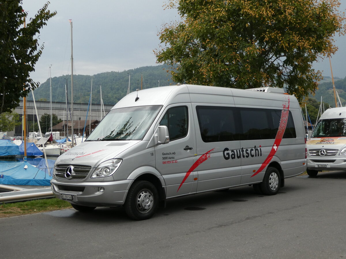 (239'474) - Gautschi, Aarau - Nr. 18/AG 200'146 - Mercedes am 26. August 2022 in Thun, Strandbad
