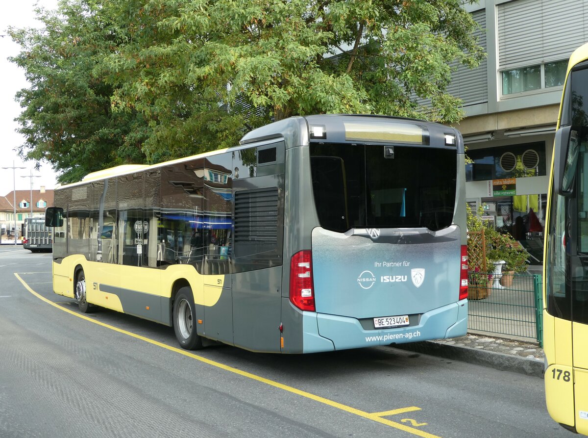 (239'897) - STI Thun - Nr. 404/BE 523'404 - Mercedes am 30. August 2022 bei der Schifflndte Thun