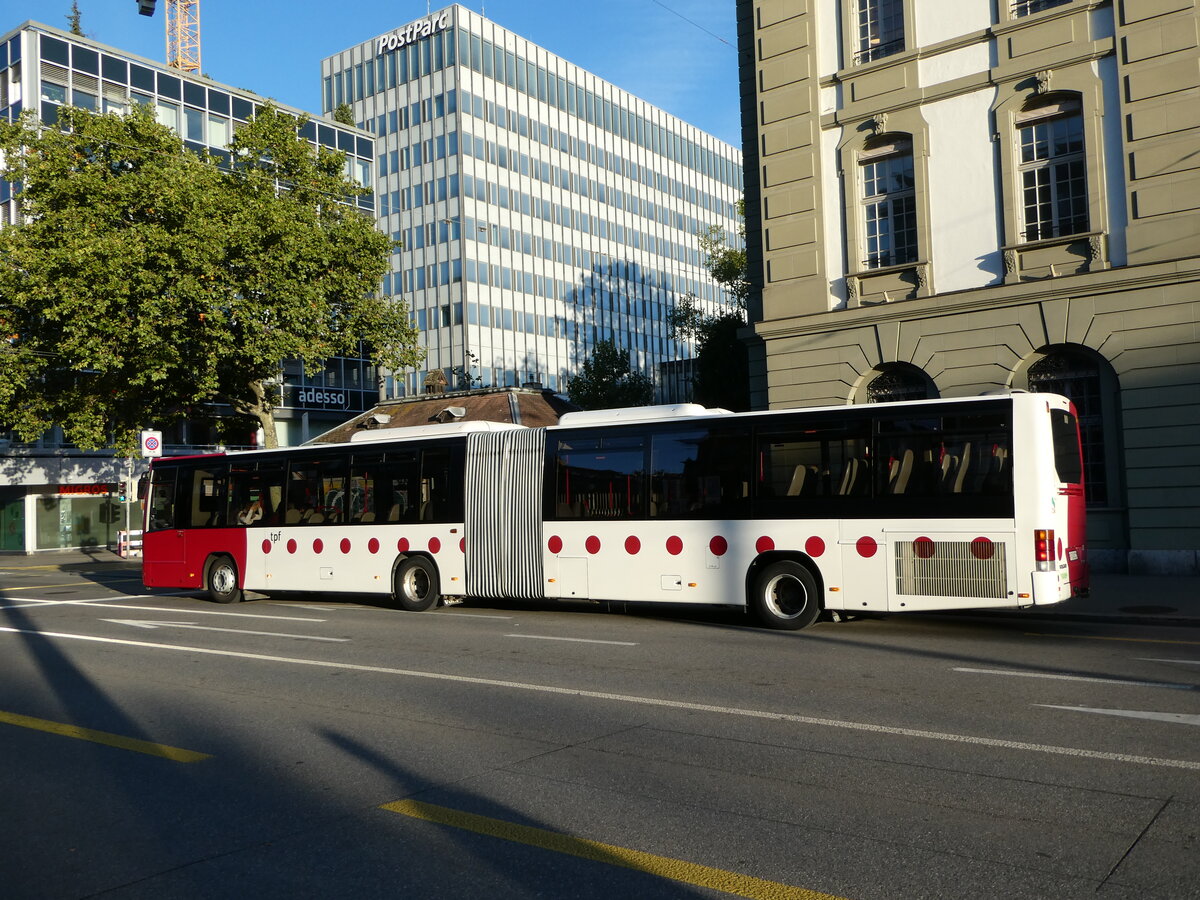 (240'081) - TPF Fribourg - Nr. 103/FR 300'211 - Volvo am 18. September 2022 beim Bahnhof Bern