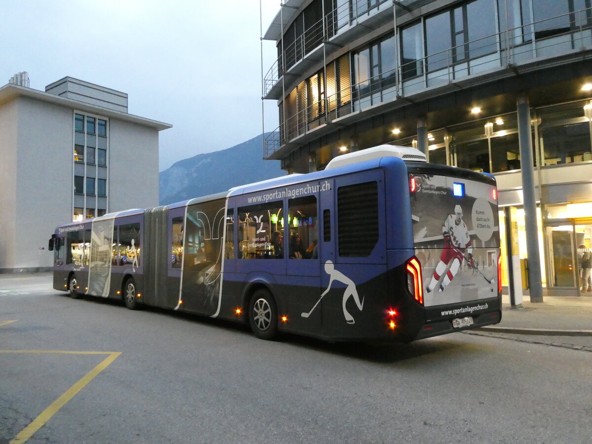(241'255) - Chur Bus, Chur - Nr. 4/GR 97'504 - MAN am 13. Oktober 2022 in Chur, Post 1