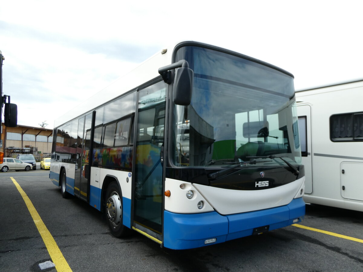 (241'392) - Interbus, Kerzers - Scania/Hess (ex VBL Luzern Nr. 617) am 15. Oktober 2022 in Kerzers, Interbus