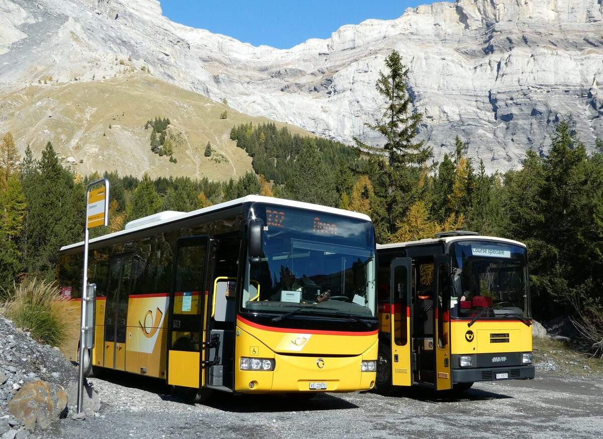 (241'432) - Evquoz, Erde - VS 22'870 - Irisbus am 16. Oktober 2022 in Derborence