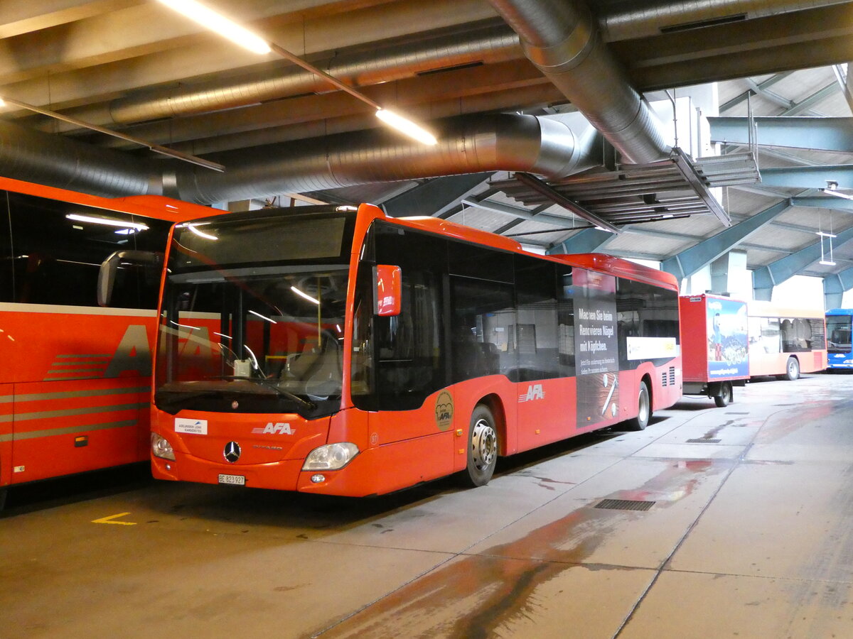 (241'671) - AFA Adelboden - Nr. 97/BE 823'927 - Mercedes am 21. Oktober 2022 in Adelboden, Busstation