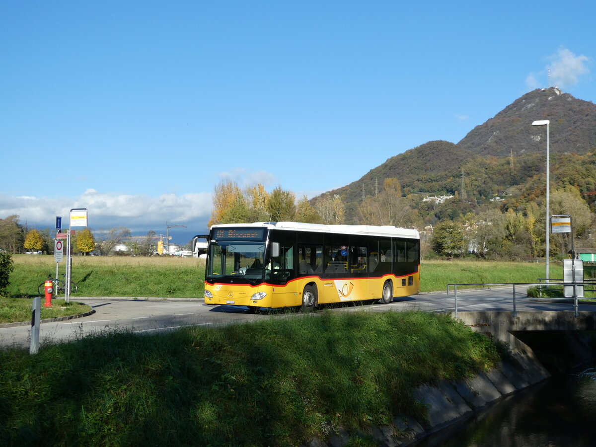 (242'822) - AutoPostale Ticino - Nr. 556/TI 326'906 - Mercedes am 16. November 2022 in Barbengo, Sidema
