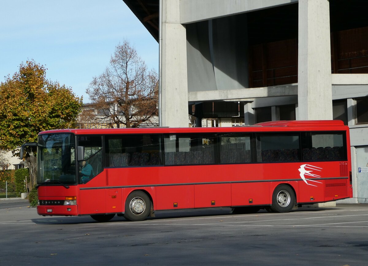 (243'064) - Land-Bus, Wattenwil - BE 146'762 - Setra (ex Gander, Chteau-d'Oex; ex TRAVYS Yverdon; ex AFA Adelboden Nr. 5) am 21. November 2022 in Thun, Grabengut