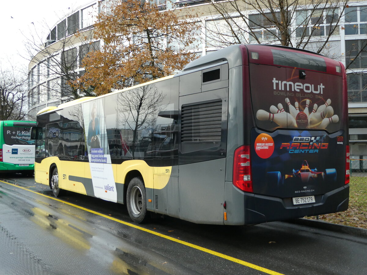 (244'073) - STI Thun - Nr. 179/BE 752'179 - Mercedes am 21. Dezember 2022 bei der Schifflndte Thun