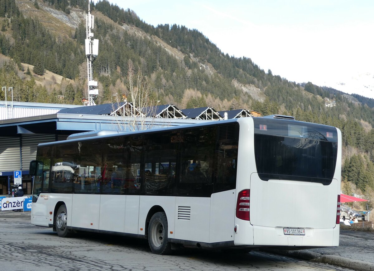 (244'270) - Buchard, Leytron - Nr. 64/VS 101'364 - Mercedes (ex TPL Lugano Nr. 309) am 28. Dezember 2022 in Anzre, Tlcabine