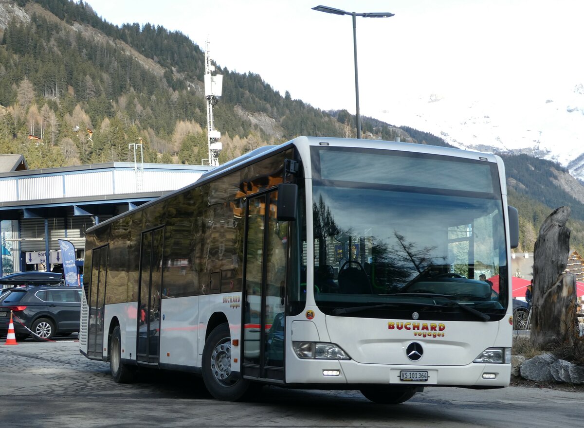 (244'272) - Buchard, Leytron - Nr. 64/VS 101'364 - Mercedes (ex TPL Lugano Nr. 309) am 28. Dezember 2022 in Anzre, Tlcabine