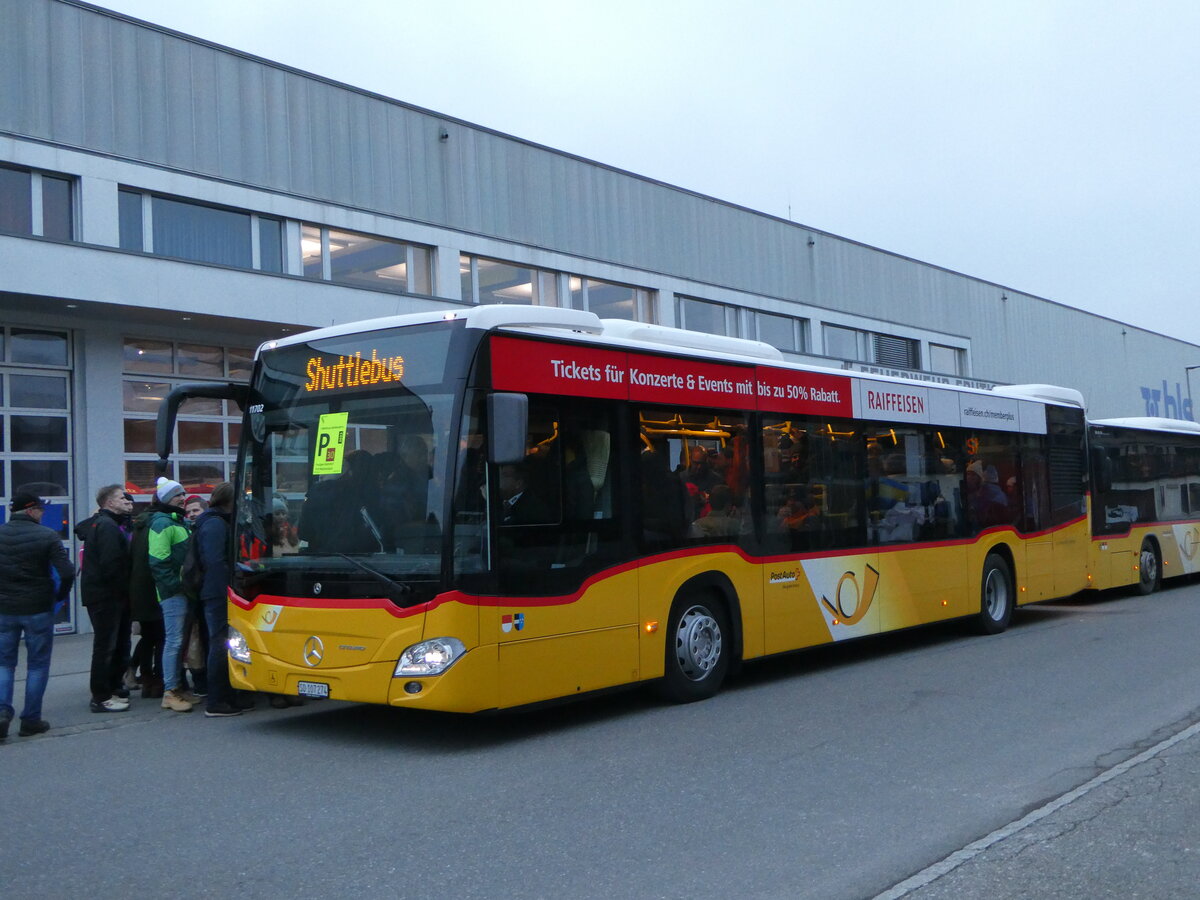 (244'512) - Wyss, Boningen - SO 107'274/PID 11'702 - Mercedes am 7. Januar 2023 beim Bahnhof Frutigen